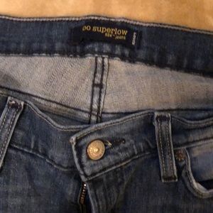 Levi is super low 524 jeans